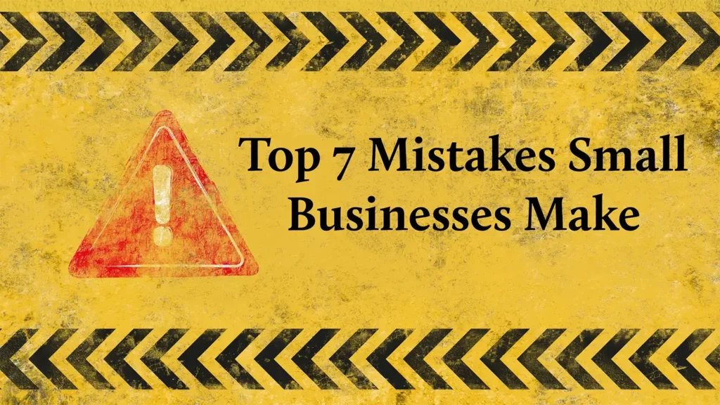Top 7 Mistakes Small Businesses Make in Their First Year